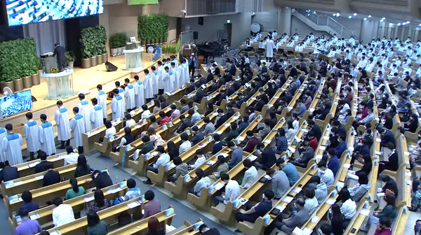 5월 3일 새에덴교회 2부예배 모습