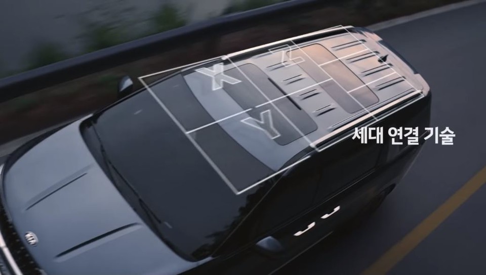 국내 모 브랜드 자동차 광고 중 나오는 X-Y-Z세대 (광고영상캡쳐)