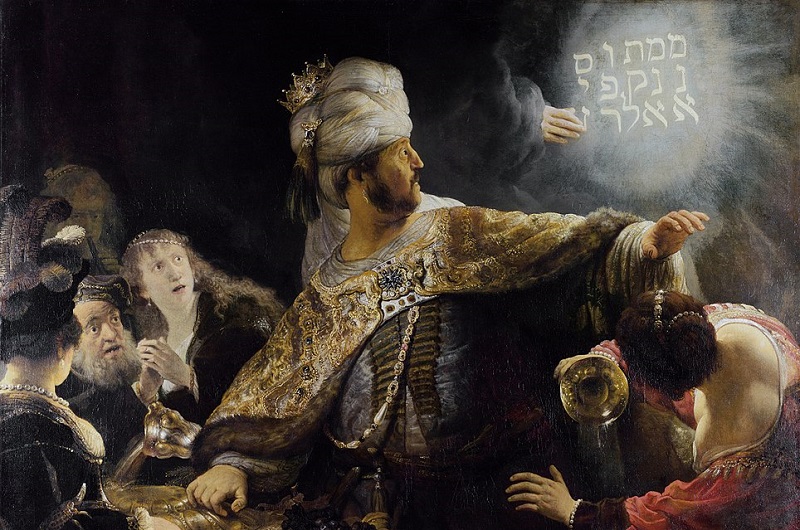 『Belshazzar’s feast』 by Rembrandt(1634 until 1639)