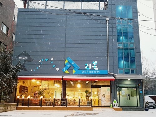 강동구청, 리본센터(유기견, 길고양이)