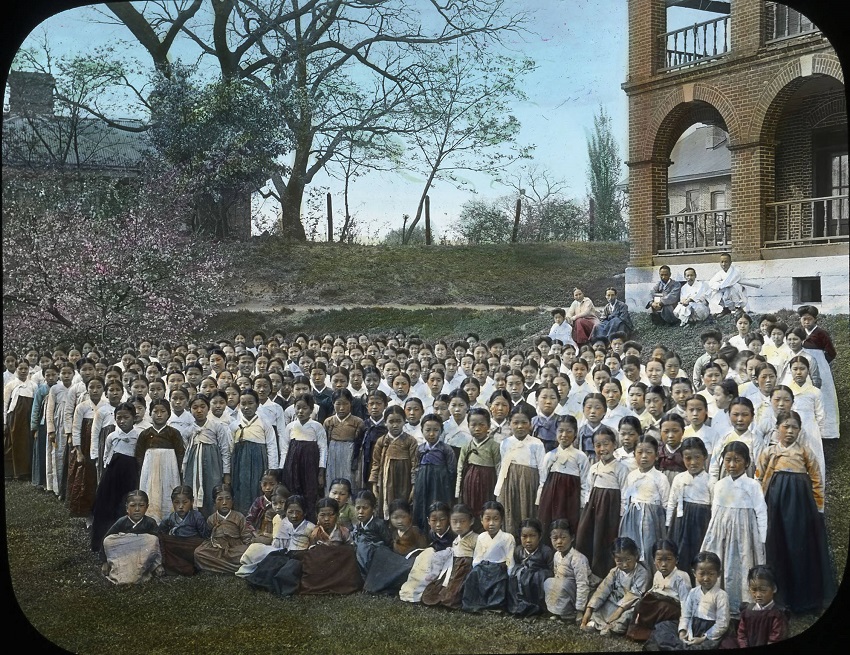 1910년도 이화학당의 모습