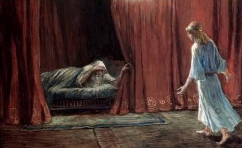 『Eli sends out Samuel』, James Tissot(1836-1902), 1899 French