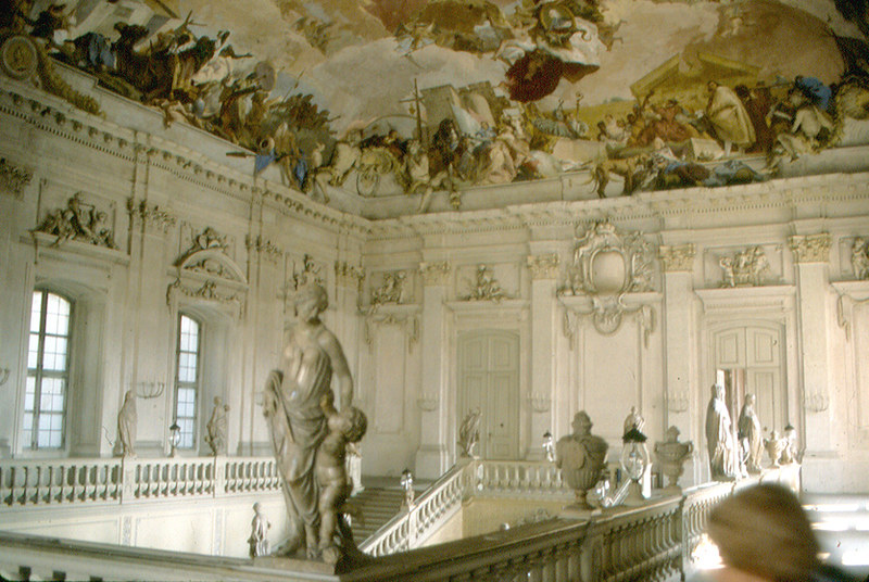 Würzburg - Residenz | View at the top of the main staircase. ,from. Flickr