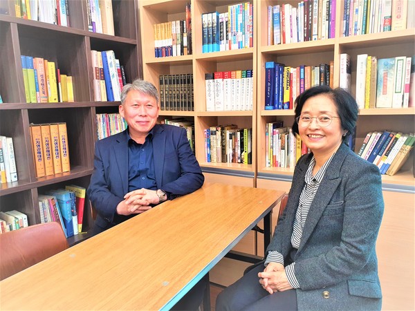 신계자(우, 구상협 회장, n&p대표), 현광수(좌, 구상협 사무국장)