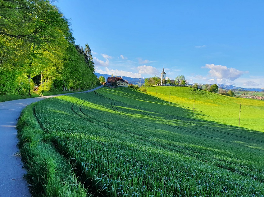 스위스 산골마을 정경
