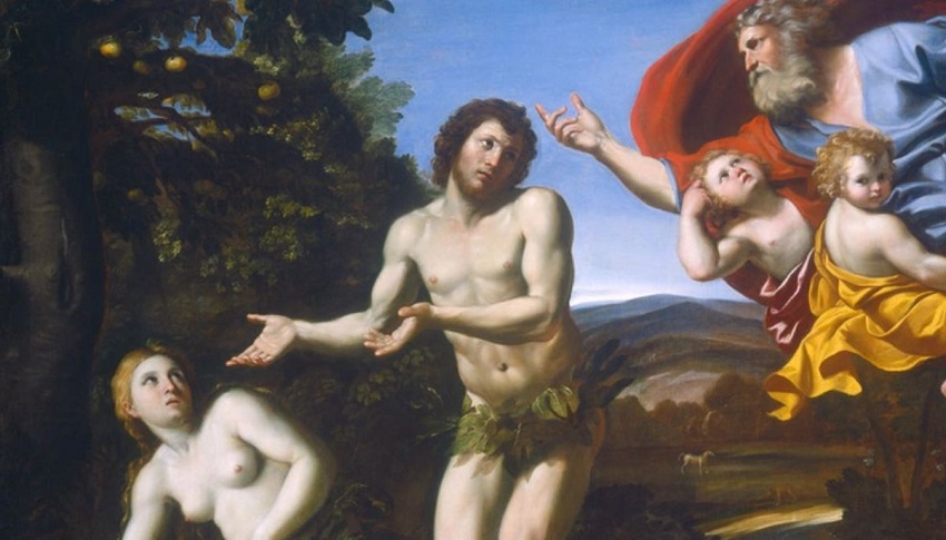 The Rebuke of Adam and Eve, Italian artist Domenichino's  (Patrons' Permanent Fund / National Gallery of Art)