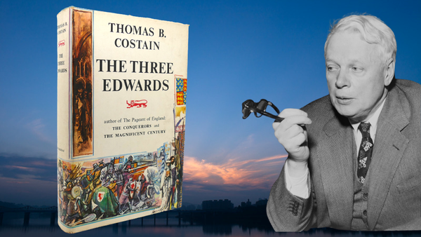 3명의 에드워드(The Three Edwards) 출처 : https://www.rarebookcellar.com/ 토마스 코스타인(Thomas Bertram Costain, 1885년 ~ 1965년)은 캐나다계 미국인 저널리스트로 57세의 나이에 역사소설의 베스트셀러 작가가 되었다. 출처 : 위키피디아 https://en.wikipedia.org/