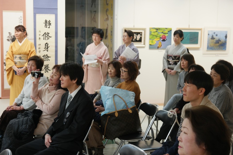 리셉션에 참석한 일본인들