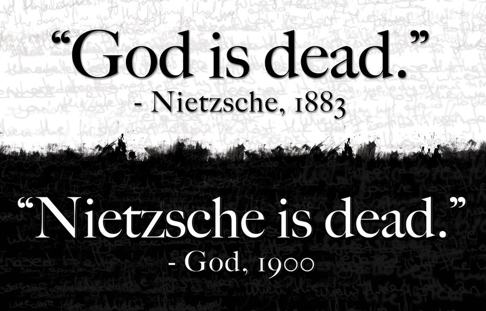 2001 칸광고제 '금상'(O&M 싱가포르 제작) 수상작, 'God is dead' -Nietzche Nietzche is dead –God‘