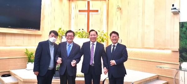 본푸른교회_(좌)이기만, 정준모, 최원영, 이영대