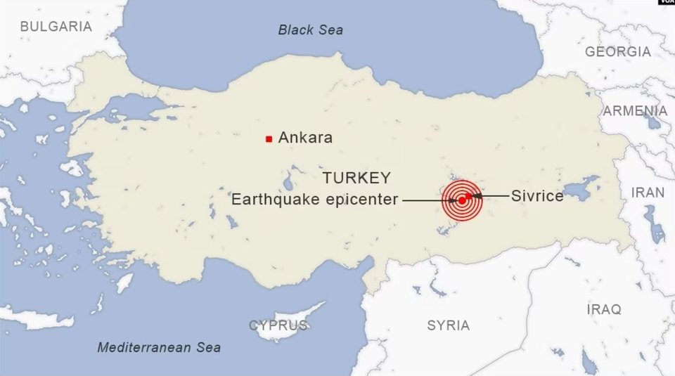 튀르키예 지진 진앙지인 가지안테프