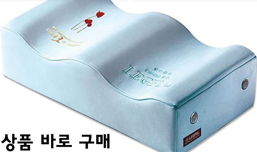 국민건강 베개이자 기능성다리베개인 " 레그피아"(판매가 23만원)