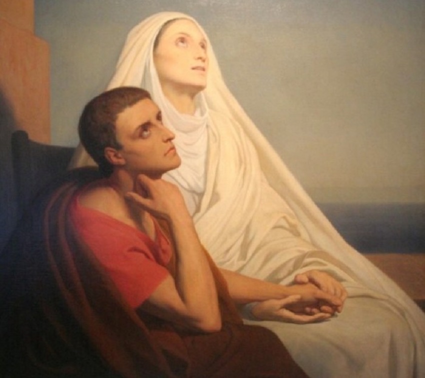 어거스틴과 그의 어머니 모니카