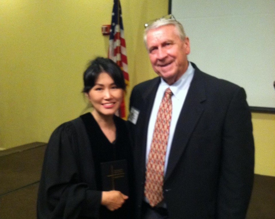 ▴Dr. Deerman 목사와 에스더 목사(2013. 7. 25.)