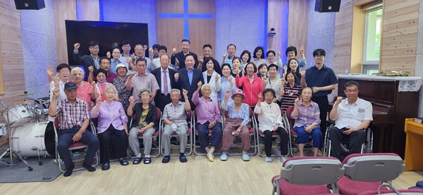 본푸른교회 변화산지성전(춘천)설립감사예배 