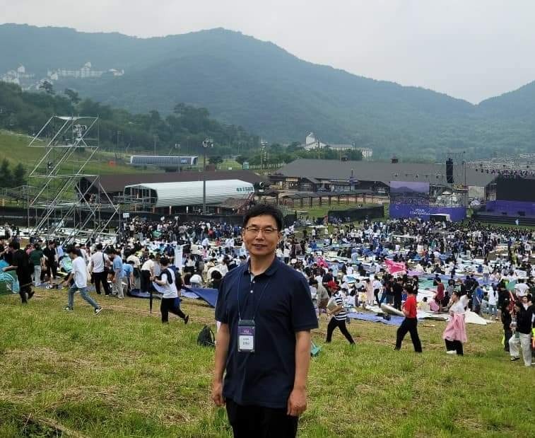강경규 목사(CCC간사, 총신대학교 Ph.D.) / 2023CCC 무주덕유산여름수련회 (출처 : 강경규 목사 페이스북)
