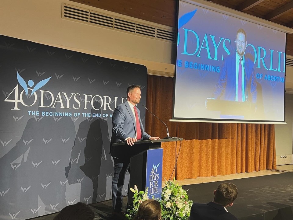 국제 기도운동 ‘40 Days for Life’ CEO 숀 커니