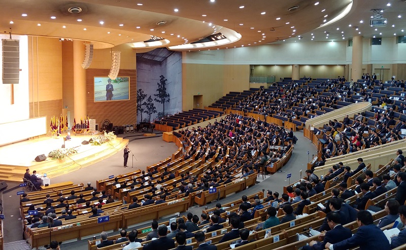 감리교 연회의 한 장면(중앙연회)