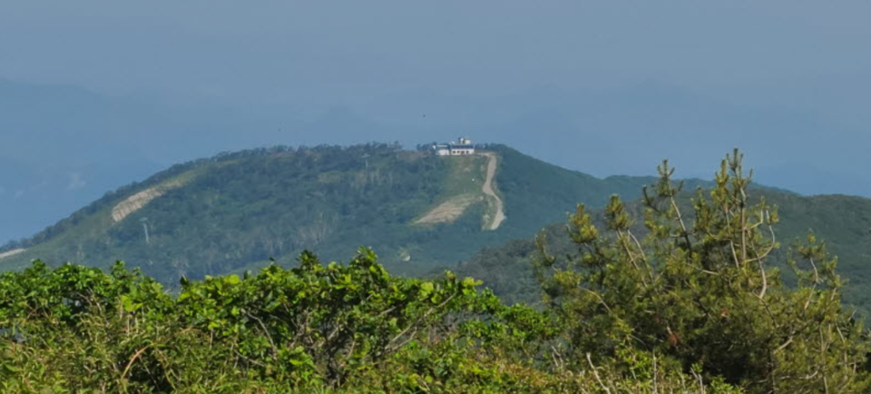 가리왕산 하봉, 케이블카 승강장(사진 조성연)