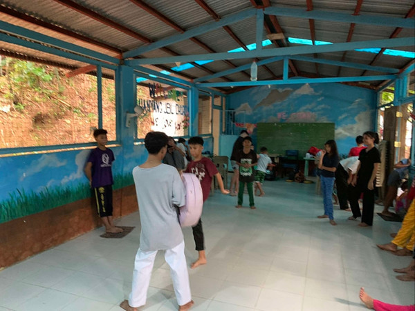 12개의 지역에서 태권도 공동체 훈련 모습./사진제공=다니엘태권도