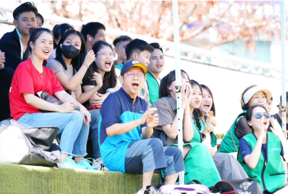 6개국의 선수단과 응원팀은 한 마음이 되어 행사를 즐겼다.