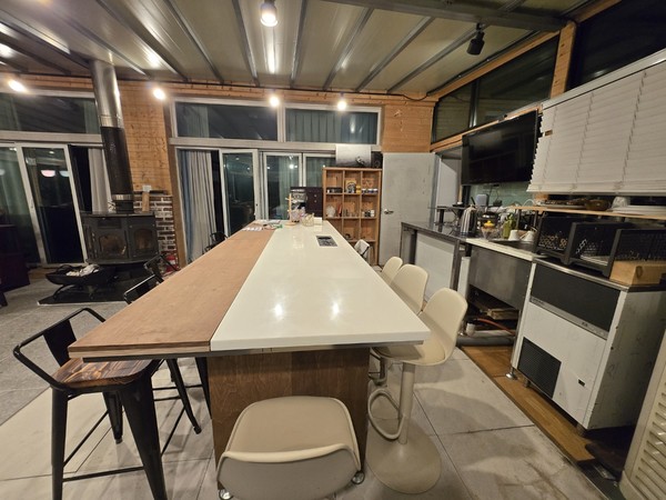 변화산 수양관 카페