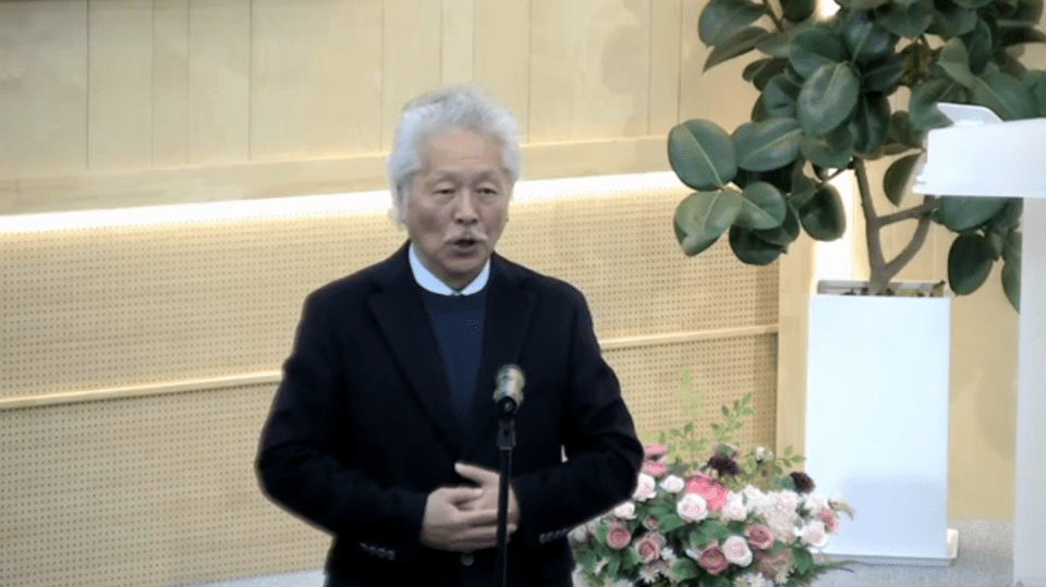 고성진 장로(전 한서대 교수, 성악가_바리톤)의 ‘오 신실하신 주’ 특송