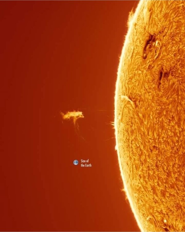 색상은 편집본임을 전제로 NASA가 공유한 이미지