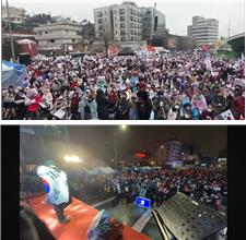 밤낮으로 모여 대통령 탄핵 반대와 체포 저지에 나선 애국 시민들