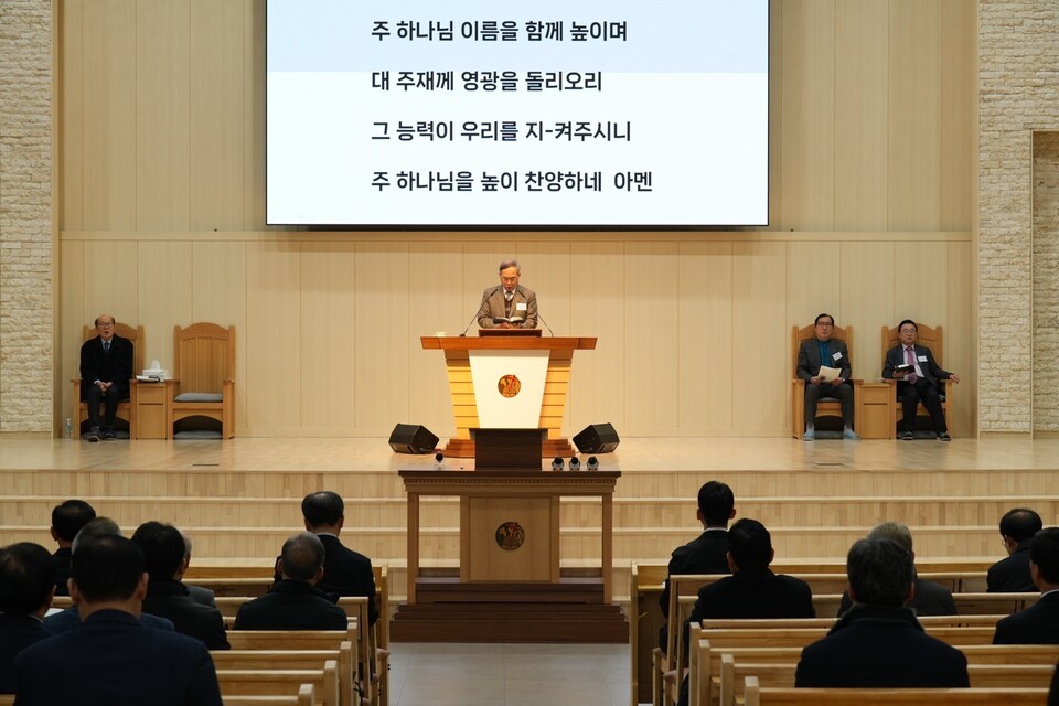 이종목 목사(이천지회장, 오천교회 담임)