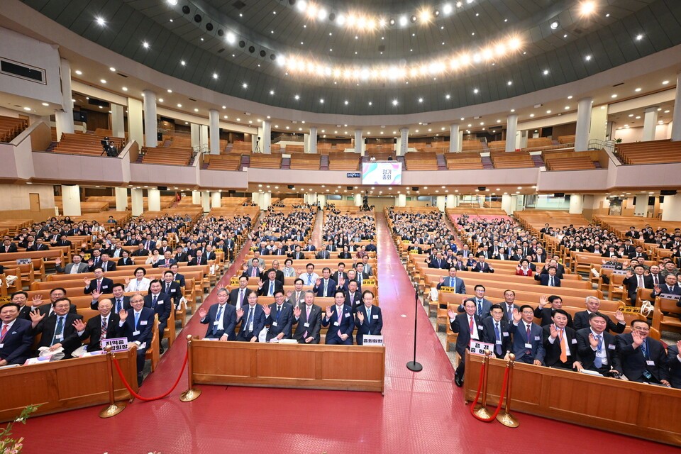 총대 601명 중 540명이 참석해 성회가 이뤄졌다.