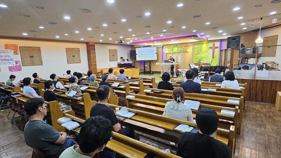 지난 2일 광주 청림교회에서 열린 손승호 선교사 초청 이주민 선교 세미나