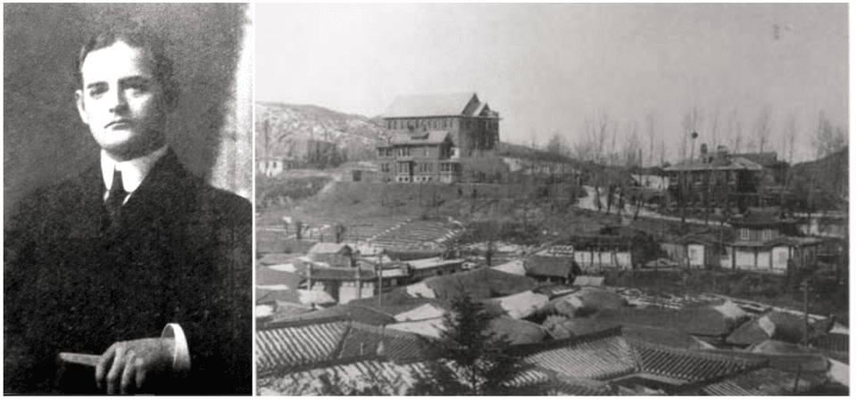 하디 선교사와 1910년 당시  감리교 협성신학교(현, 감리교신학대학교 전신)