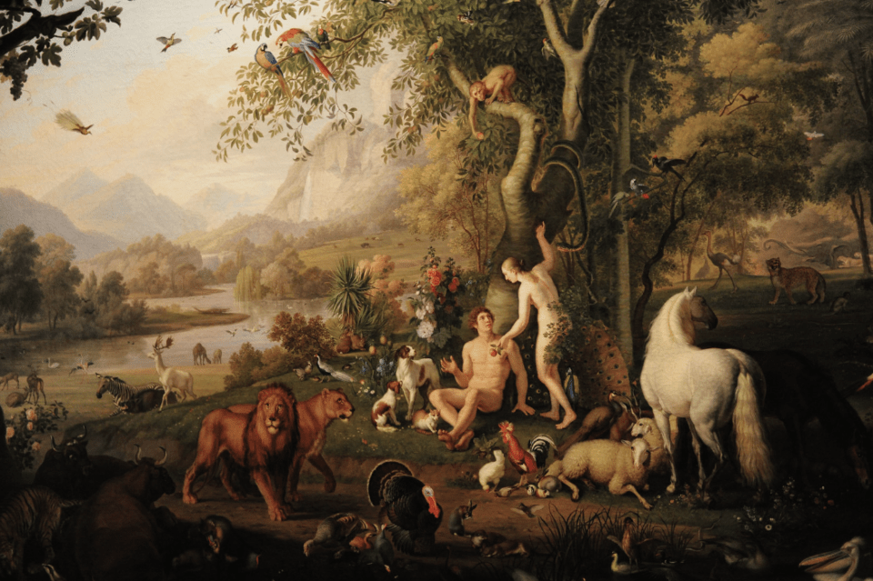 Adam and Eve in the Garden of Eden, Karlsbad 1745 - Rome 1829